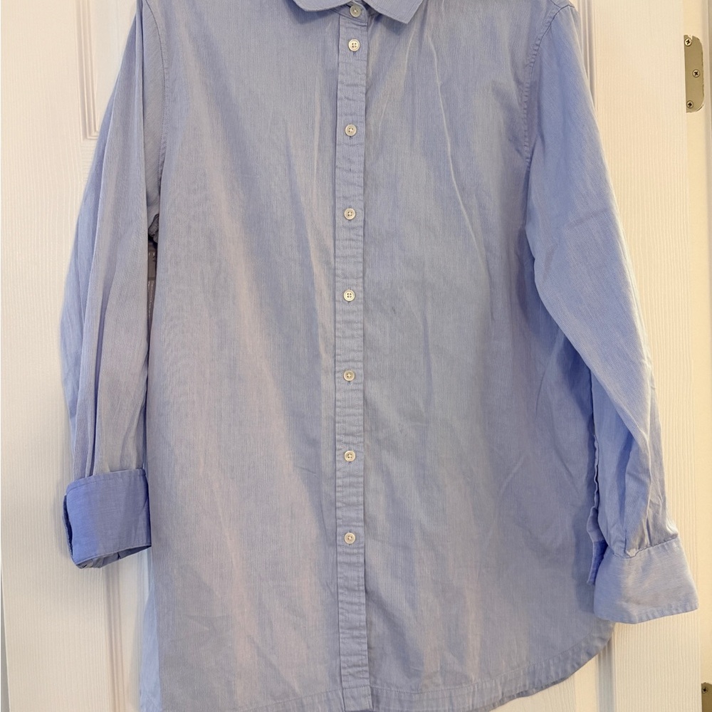 Banana Republic Parker Sky Blue Collared tunic Shirt